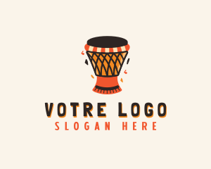 Askiko - Musical African Drum logo design