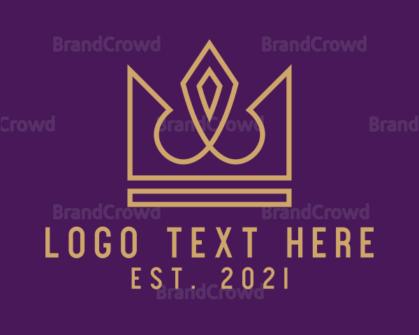 Royal King Crown Logo Brandcrowd Logo Maker