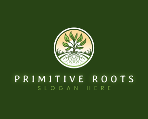 Root Plant Crop logo design