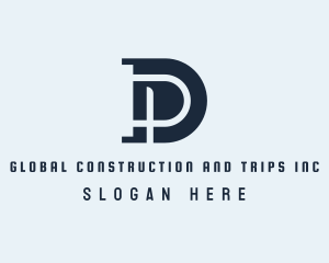 Letter Pd - Modern Elegant Business logo design
