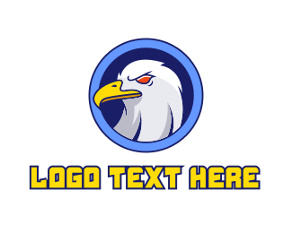 Eagle Sports Mascot  Logo