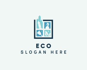 Clean Sanitary Disinfection logo design