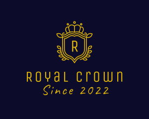 Royal Crown Crest logo design