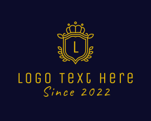 Lux - Royal Crown Crest logo design