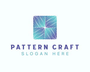 Gradient Wave Pattern logo design