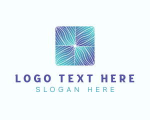 Gradient Wave Pattern Logo