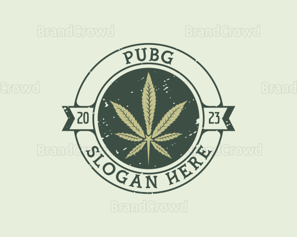 Marijuana Leaf Plant Logo