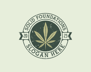 Marijuana Leaf Plant Logo