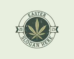 Dispensary - Marijuana Leaf Plant logo design