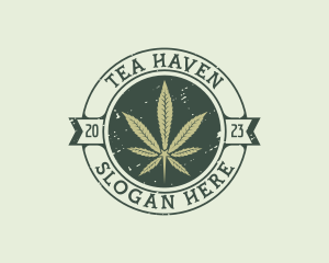 Marijuana Leaf Plant logo design