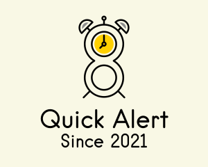 Alert - Number Eight Alarm logo design