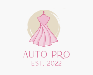 Dress - Tailoring Fashion Gown logo design