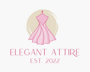 Gown - Tailoring Fashion Gown logo design