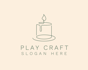 Candle Light Wax logo design