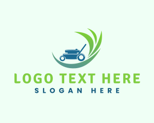 Lawn Mower Garden Logo