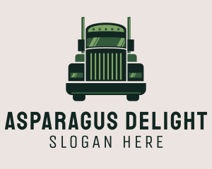 Green Freight Cargo Distribution logo design