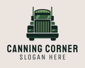 Green Freight Cargo Distribution logo design