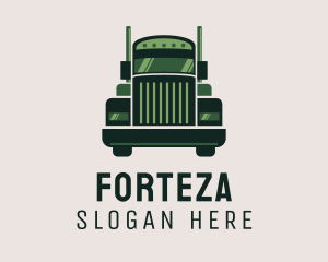 Green Freight Cargo Distribution logo design