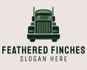 Green Freight Cargo Distribution logo design