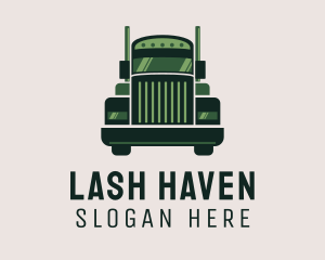 Green Freight Cargo Distribution logo design