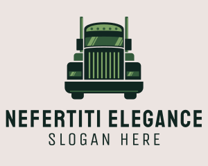 Green Freight Cargo Distribution logo design