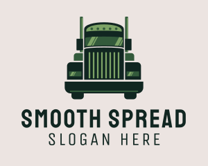 Green Freight Cargo Distribution logo design