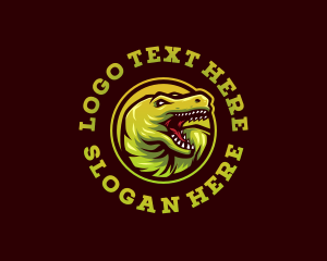 Prehistoric Jurassic Dinosaur  Logo