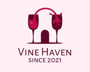 Liquid Wine Cellar logo design