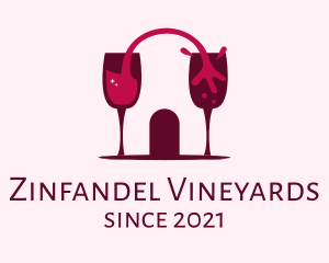 Liquid Wine Cellar logo design