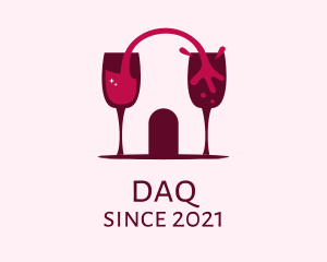 Pub - Liquid Wine Cellar logo design