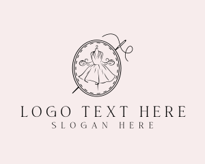 Designer - Elegant Dressmaker Needle logo design