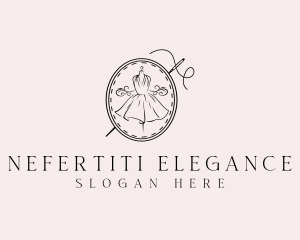 Elegant Dressmaker Needle logo design