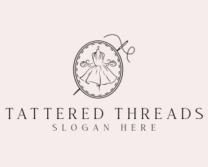 Elegant Dressmaker Needle logo design