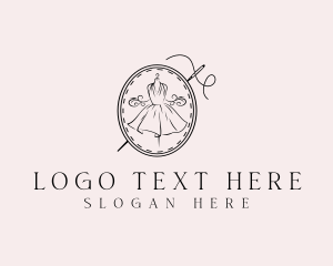 Stylist - Elegant Dressmaker Needle logo design