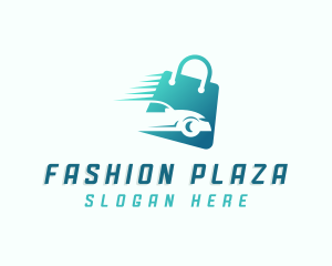 Mall - Car Accessory Shopping Bag logo design