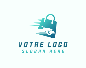 Boutique - Car Accessory Shopping Bag logo design