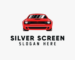 Game Streaming - Automotive Racing Car logo design