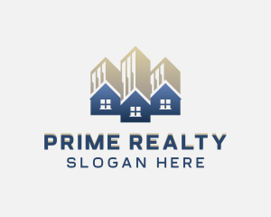 Residential Building Realty logo design