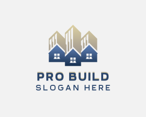 Residential Building Realty logo design