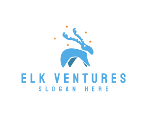 Elk - Cute Moose Toy logo design