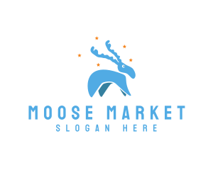 Cute Moose Toy logo design