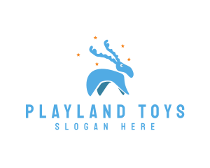 Toy - Cute Moose Toy logo design