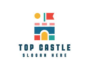 Castle Preschool Toy logo design