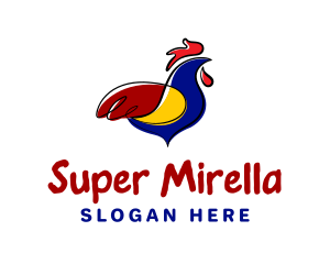 Restaurant - Colorful Chicken Restaurant logo design