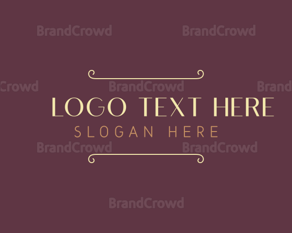 Elegant Fashion Wordmark Logo