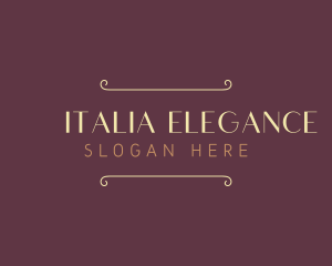 Elegant Fashion Wordmark logo design