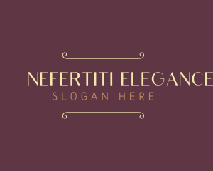 Elegant Fashion Wordmark logo design