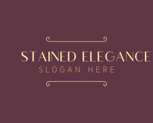 Elegant Fashion Wordmark logo design