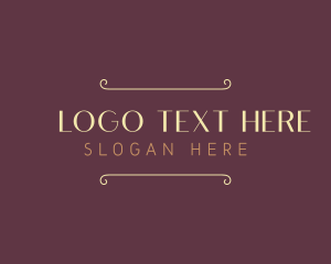 Elegant Fashion Wordmark Logo