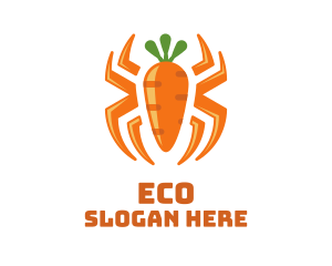 Orange Carrot Spider Logo